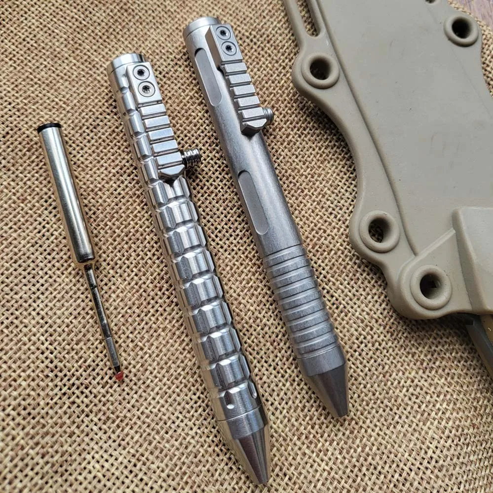 EDC Titanium Alloy Mini Tactical Pen With Collection Writing Multi functional Portable Outdoor EDC Tools 1