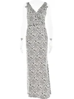 leopard long dress